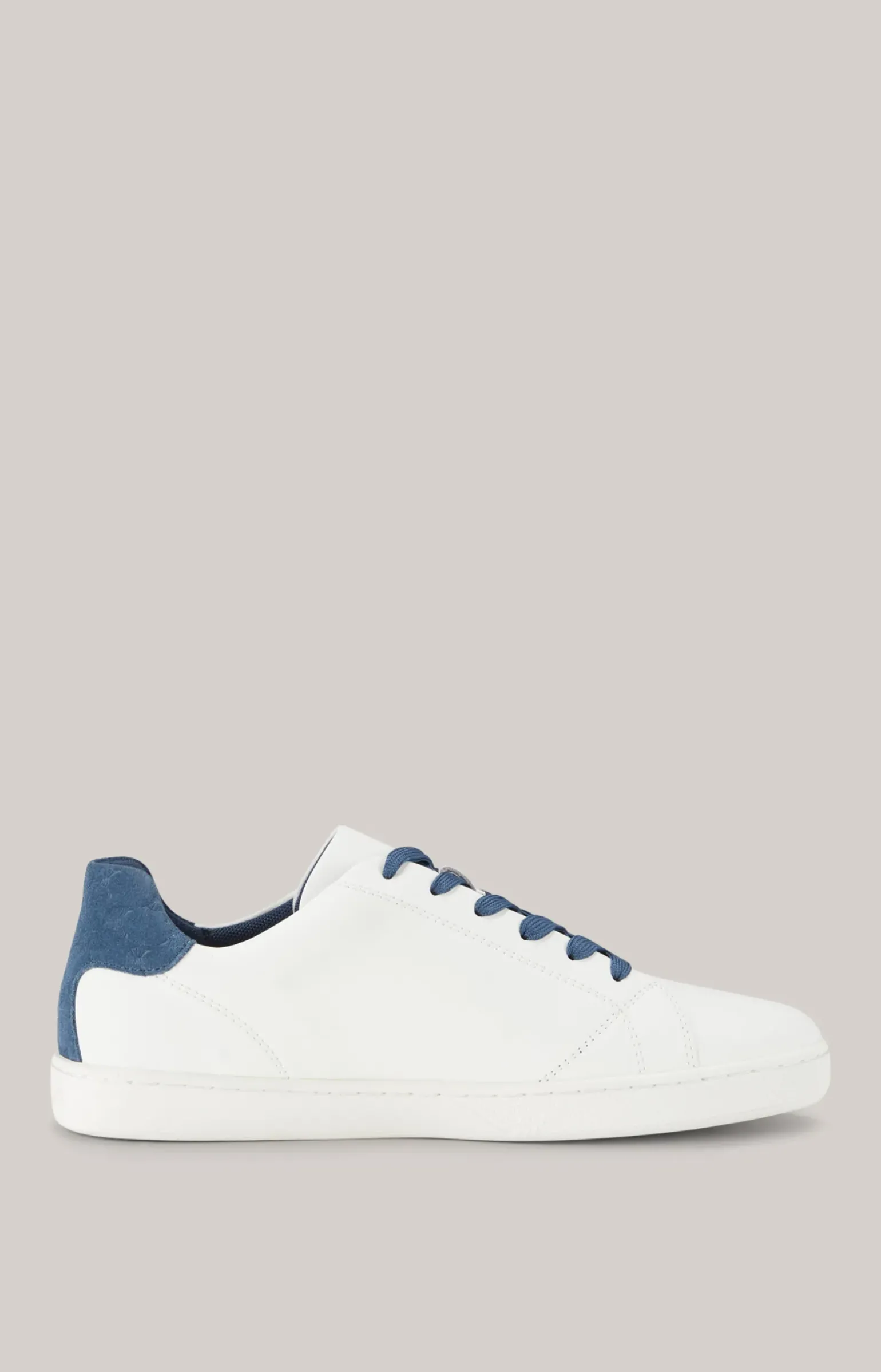 Sneaker Stampa Fine Strade in Weiß/Blau