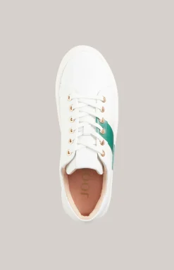 Sneaker Tinta Due Coralie in Weiß/Grün