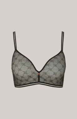 Soft-BH mit Schale in Light Grey Melange/Black