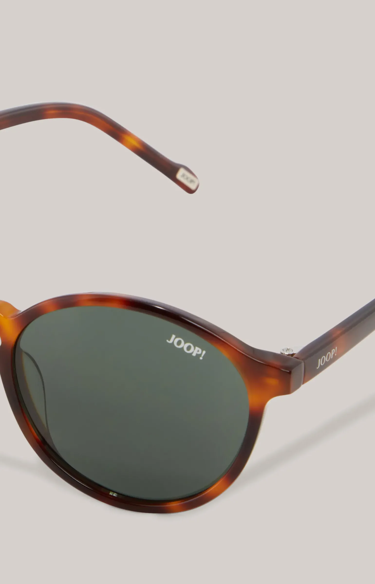 Sonnenbrille in Braun/Grün