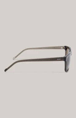 Sonnenbrille in Grau/Braun