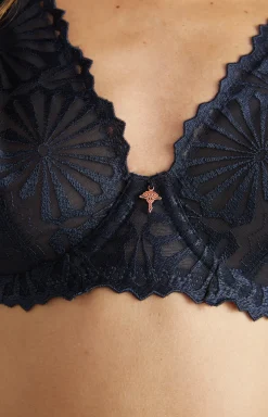 Spitzen-BH in Midnight-Blau