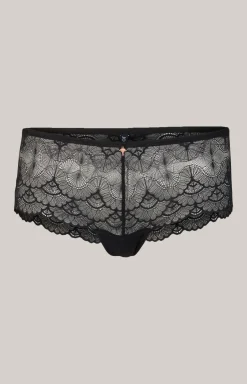 Spitzen-Panty in Schwarz