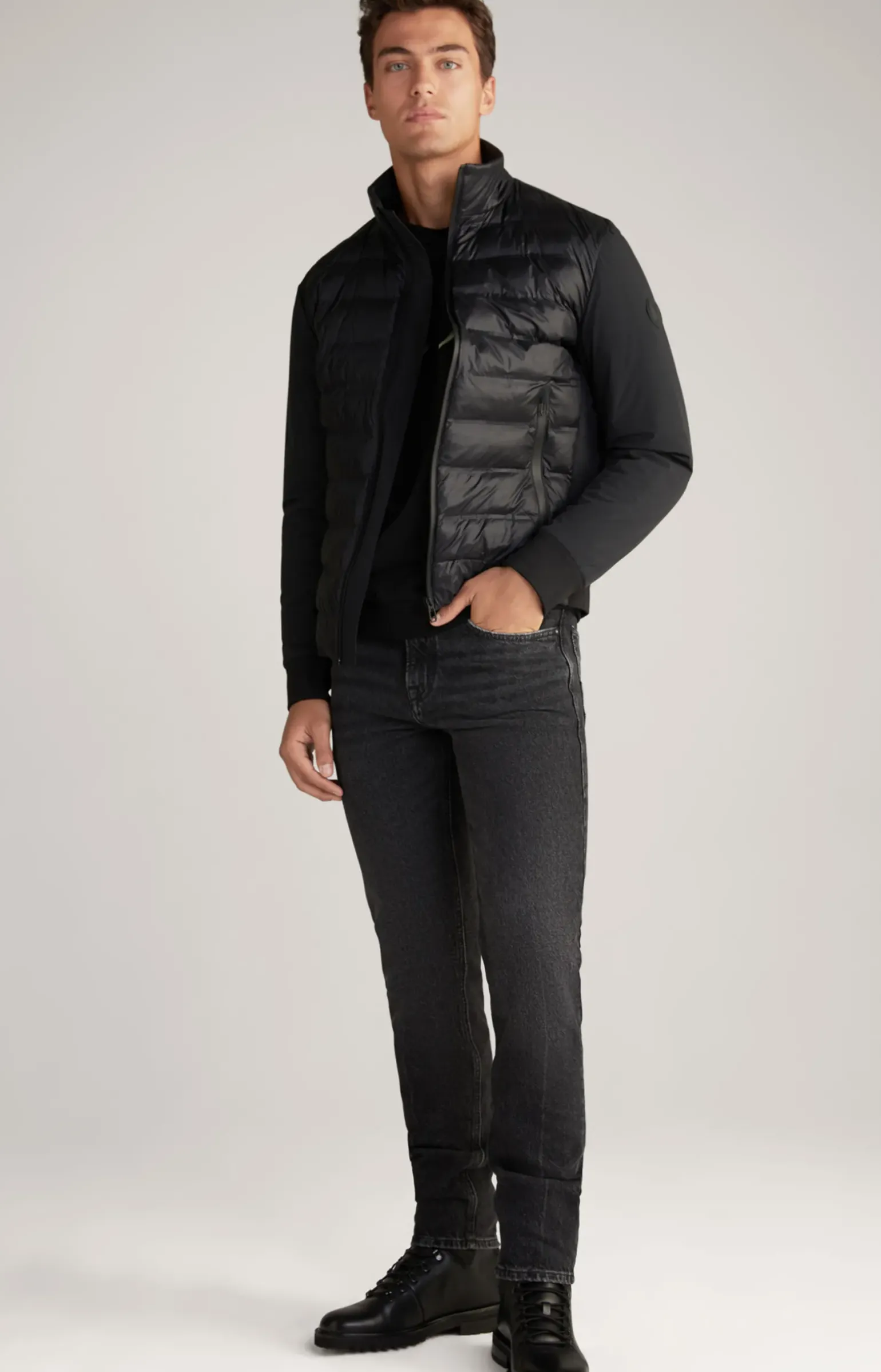 Steppjacke Boros in Schwarz