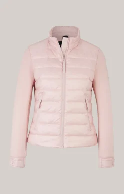 Steppjacke in Rosé