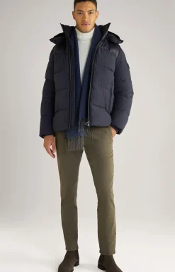 Steppjacke Joshas in Navy