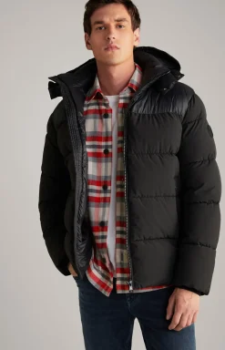 Steppjacke Joshas in Schwarz