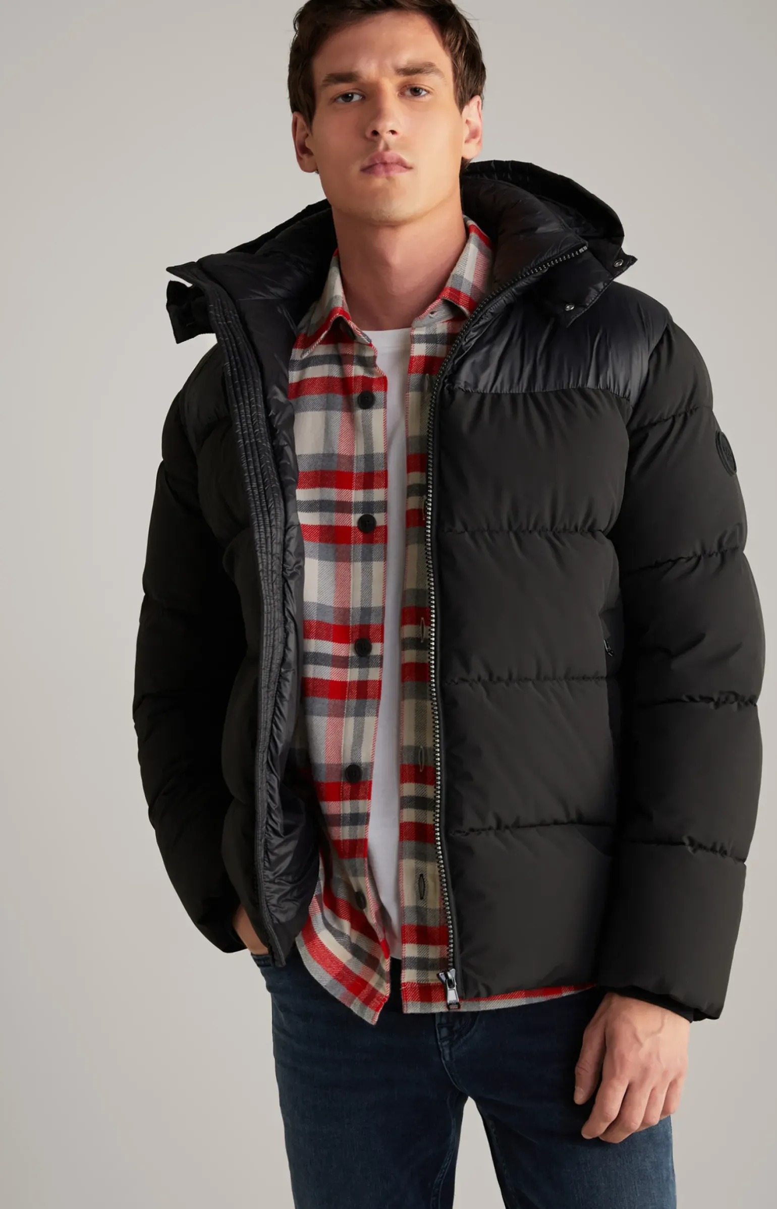 Steppjacke Joshas in Schwarz