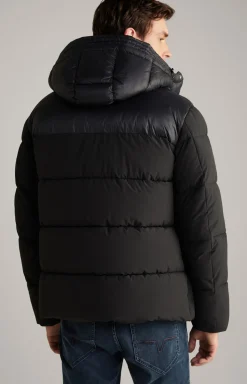 Steppjacke Joshas in Schwarz