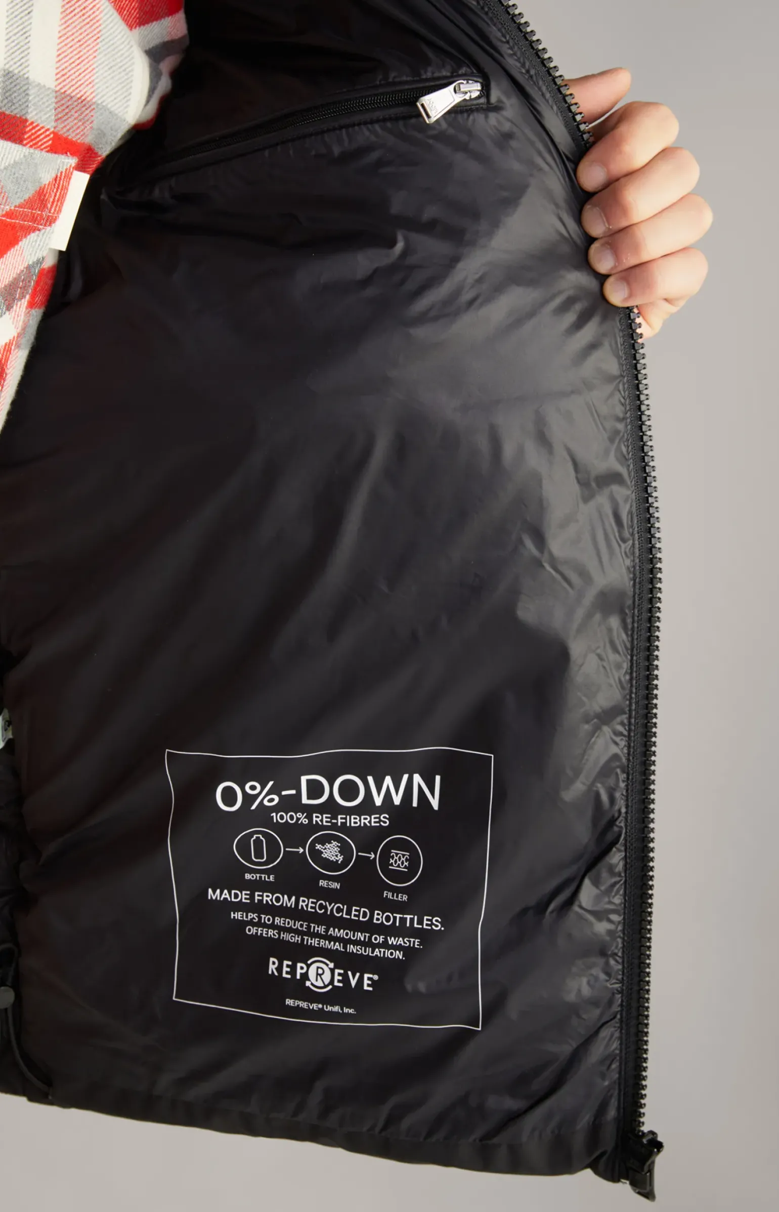 Steppjacke Joshas in Schwarz