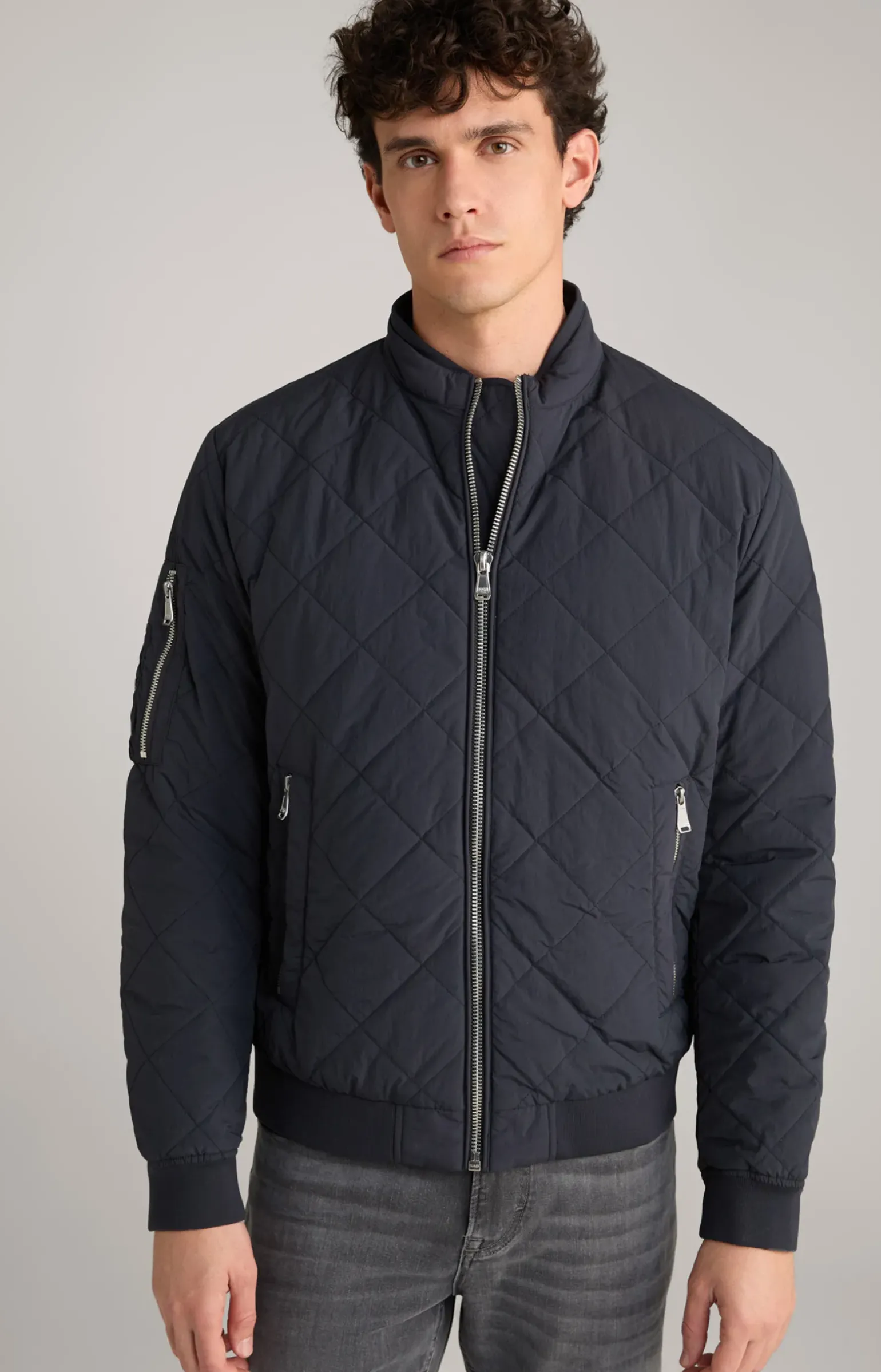Steppjacke Thore in Navy