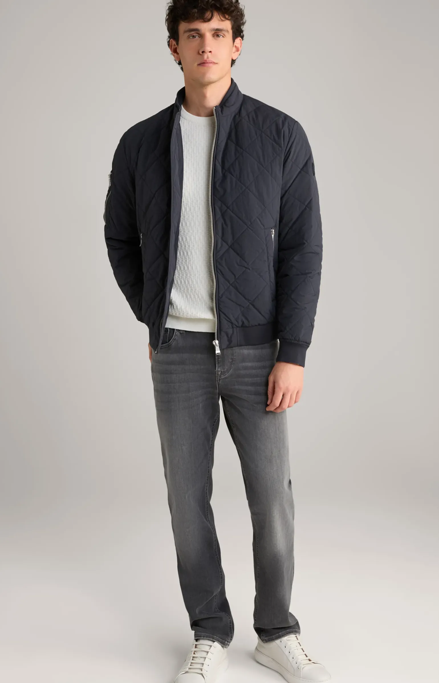 Steppjacke Thore in Navy