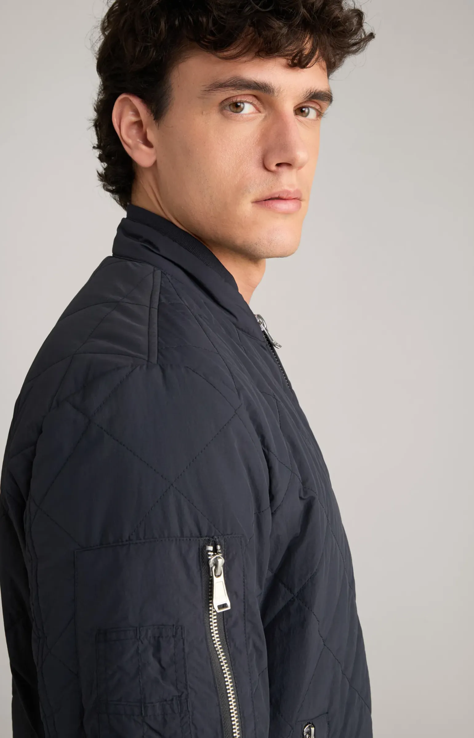 Steppjacke Thore in Navy