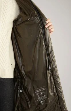 Steppmantel Percy in Khaki