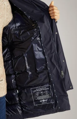 Steppmantel Winsten in Dunkelblau