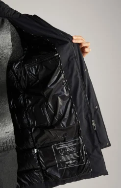 Steppmantel Winsten in Schwarz