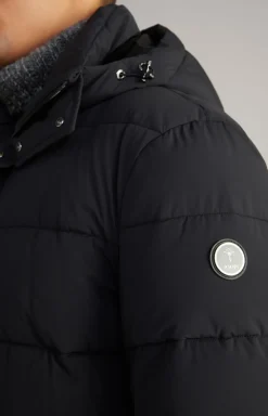 Steppmantel Winsten in Schwarz