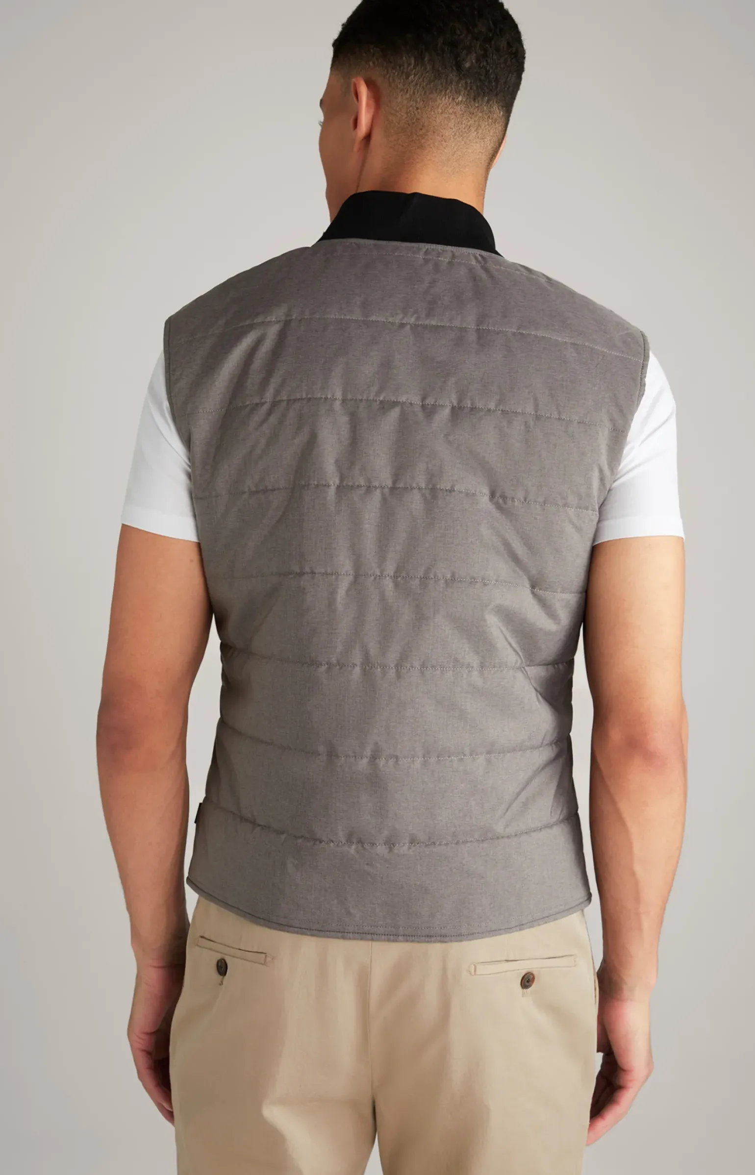 Steppweste Wilmot in Dunkelbeige