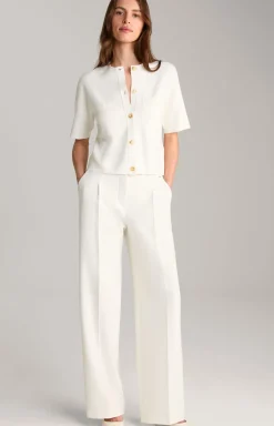 Strick-Cardigan in Creme