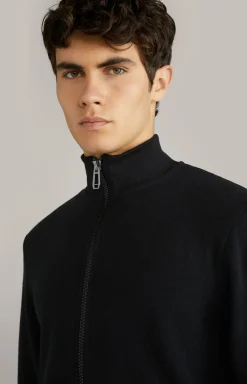 Strickjacke Amelios in Schwarz