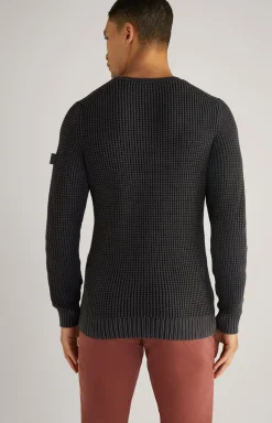 Strickpullover Hadriano in Schwarz