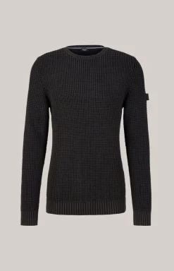 Strickpullover Hadriano in Schwarz