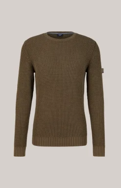 Strickpullover Hadriano in Oliv