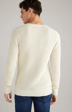 Strickpullover Hadriano in Offwhite