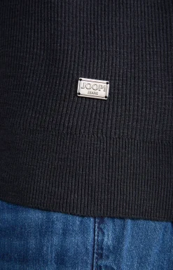 Strickpullover Henley in Navy