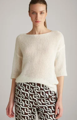 Strickpullover in Creme