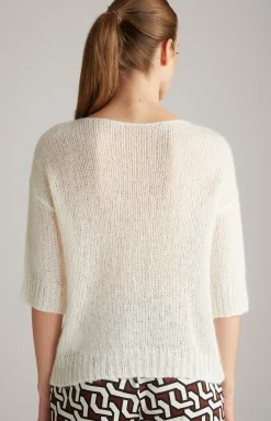 Strickpullover in Creme