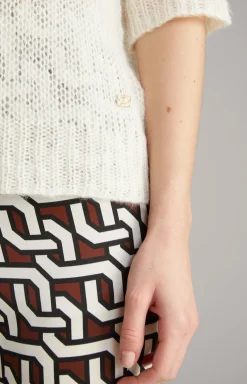 Strickpullover in Creme