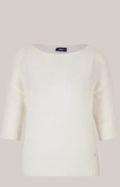 Strickpullover in Creme