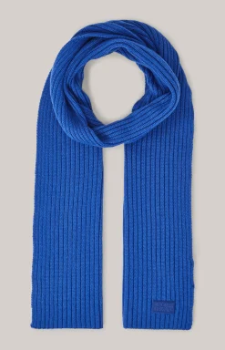 Strick-Schal Francis in Blau