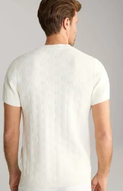 Strick-Shirt Heiri in Creme