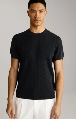 Strick-Shirt Heiri in Navy