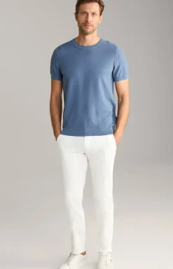 Strick-Shirt Valdrio in Blau