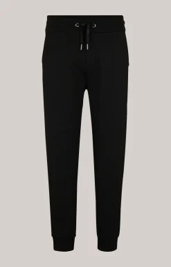 Sweathose Stelios in Schwarz