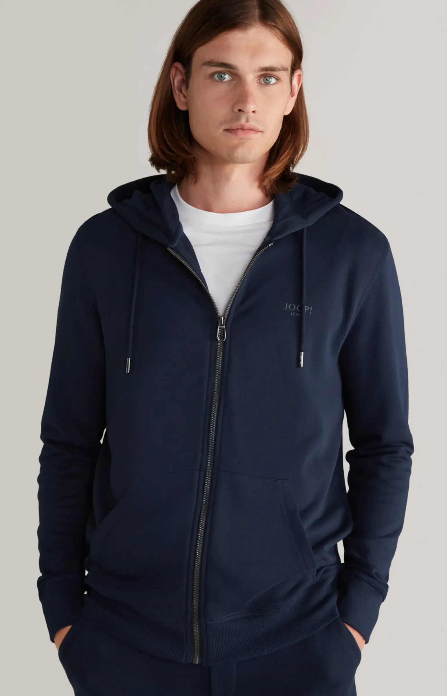 Sweatjacke Salvatore in Dunkelblau