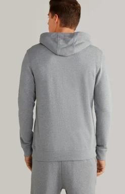 Sweatjacke Salvatore in Grau meliert