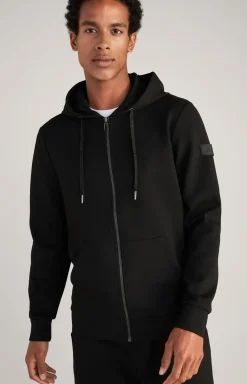 Sweatjacke Stratos in Schwarz