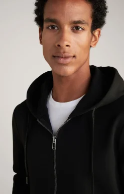 Sweatjacke Stratos in Schwarz