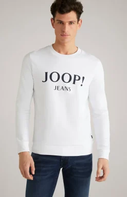 Sweatshirt Alfred in Weiß