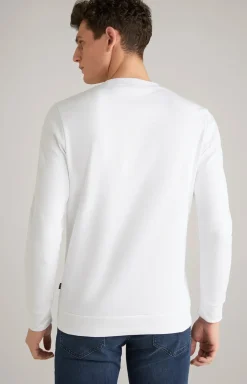 Sweatshirt Alfred in Weiß