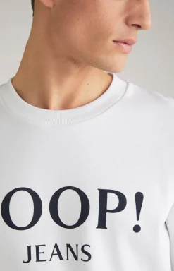 Sweatshirt Alfred in Weiß