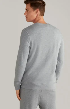 Sweatshirt Salazar in Grau meliert