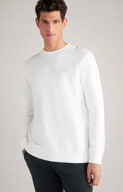 Sweatshirt Salazar in Weiß