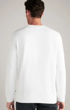 Sweatshirt Salazar in Weiß