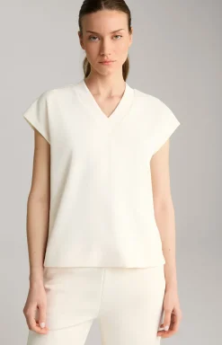 Sweat-T-Shirt in Beige