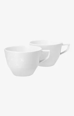 Tasse Faded Cornflower - 2er Set in Weiß